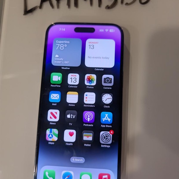 Apple iPhone 14 Pro Max - AT&T, 128 GB, Purple, A2651