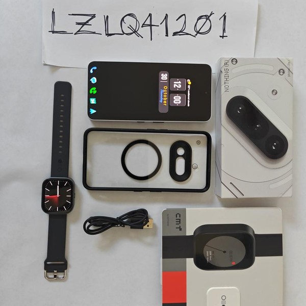 Nothing Phone 3a - Unlocked, White, 256 GB, 12 GB