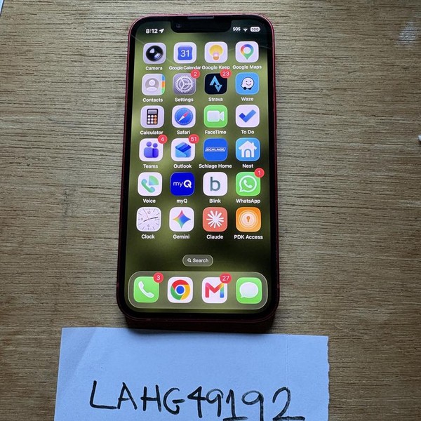Apple iPhone 13 Mini - Unlocked, 256 GB, Red, A2481