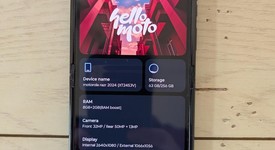 Good
													Motorola Razr (2024) - Verizon, Gray, 256 GB, 8 GB, photo 1 of 17