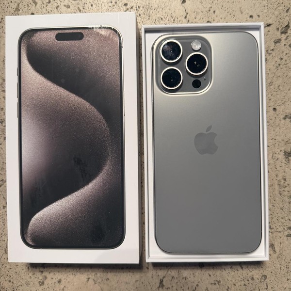 Apple iPhone 15 Pro Max - Unlocked, 512 GB, Natural, A2849