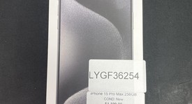 New
													Apple iPhone 15 Pro Max - Unlocked, Black, 256 GB, A2849, photo 1 of 4
