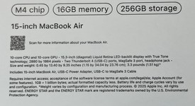 New
													MacBook Air 2025 (M4) - 15" - Apple M4, Midnight, 256 GB, 16 GB, photo 5 of 5