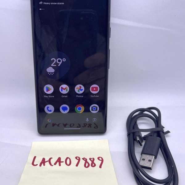 Google Pixel 7a - Unlocked, 128 GB, Charcoal, 8 GB, GWKK3