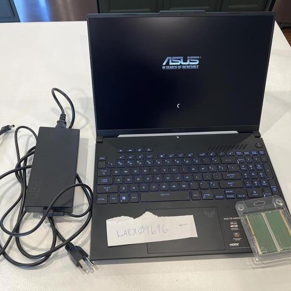 Asus TUF Gaming A16 - 512 GB, Black, 16 GB, AMD Ryzen 7
