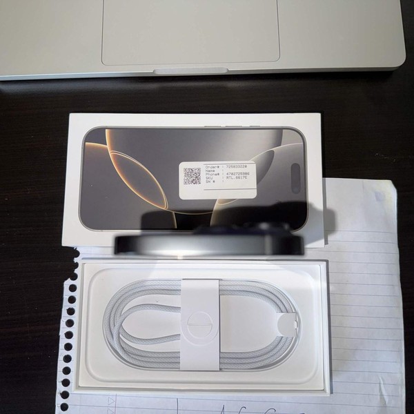 Apple iPhone 16 Pro - AT&T, 128 GB, Black, A3083