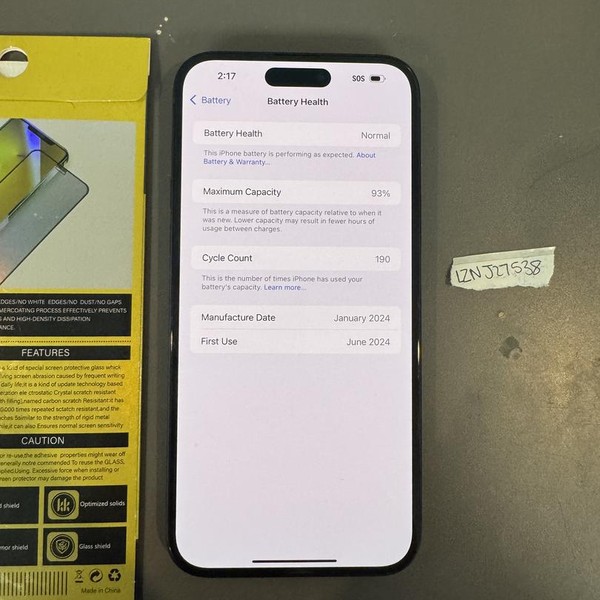 Apple iPhone 15 Plus - AT&T, 128 GB, Black, A2847