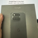 New Google Pixel 11 Pro Fold - Unlocked, 512 GB, Obsidian, 16 GB, GZDQ6