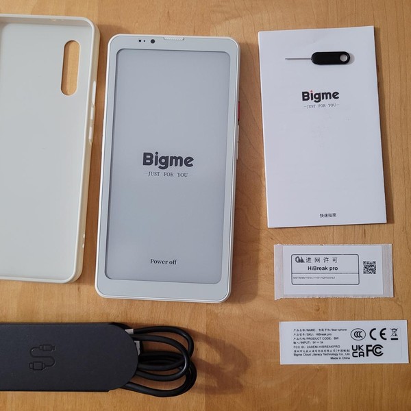 Bigme HiBreak Pro - Unlocked Non-US, 256 GB, White, 8 GB