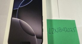 New
													Apple iPhone 16 Pro - Unlocked, Black, 256 GB, A3083, photo 1 of 5