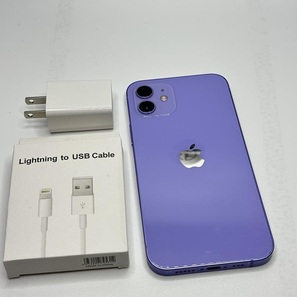 Apple iPhone 12 - Unlocked, 64 GB, Purple, A2172