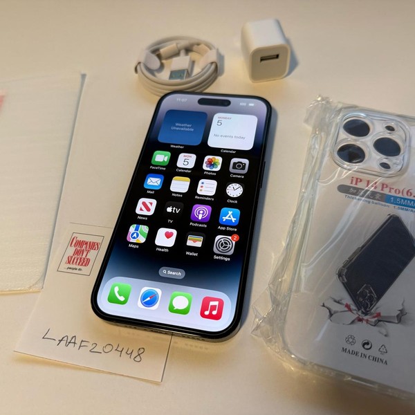 Apple iPhone 14 Pro - Unlocked, 256 GB, Black, A2650