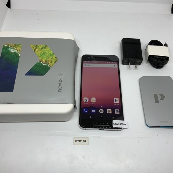 Nexus 6P - Unlocked, Silver, 32 GB, A1, U.S.