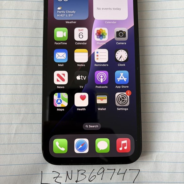 Apple iPhone 12 - Unlocked, 256 GB, Black, A2172