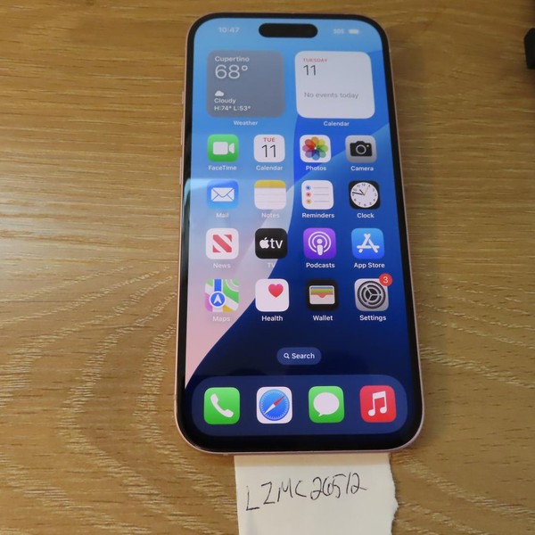 Apple iPhone 15 - T-Mobile, 128 GB, Pink, A2846
