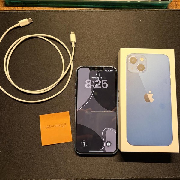 Apple iPhone 13 - Unlocked, 128 GB, Blue, A2482