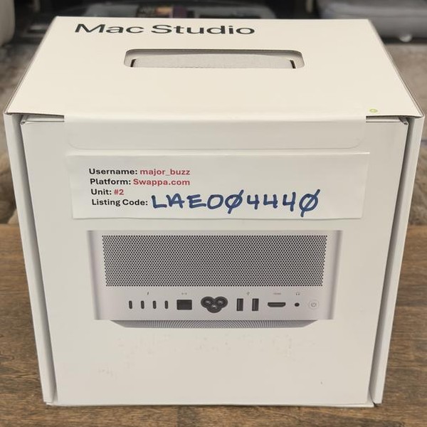 Mac Studio 2025 - 2 TB, 256 GB, Apple M3 Ultra 28-core