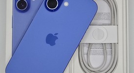 Good
													Apple iPhone 16 - Unlocked, Ultramarine, 128 GB, A3081, photo 1 of 8