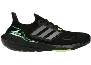 adidas Ultra Boost 22 Black Iron Metallic Beam Green for sale