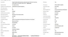 Good
													Getac S410 Rugged Laptop - Black, photo 2 of 16