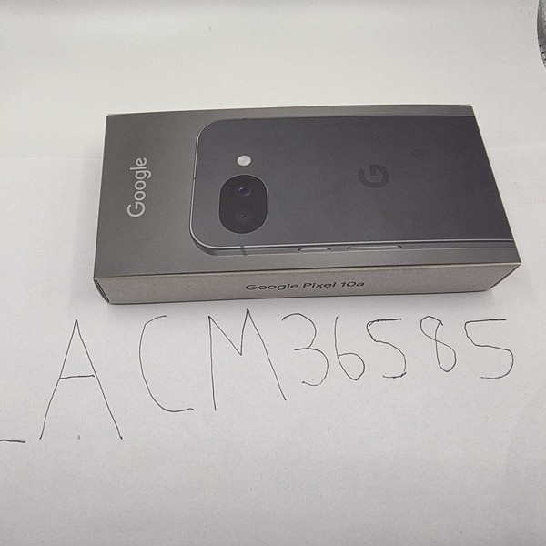 Google Pixel 10a - Unlocked, 128 GB, Obsidian, GE1GQ