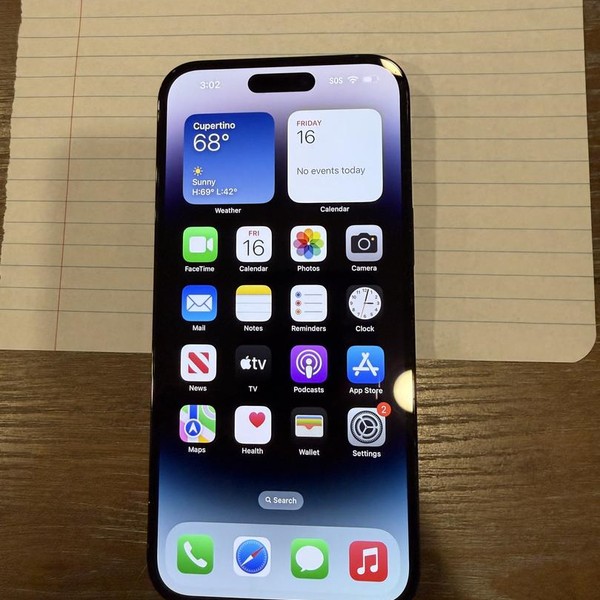 Apple iPhone 14 Pro Max - Unlocked, 128 GB, Black, A2651