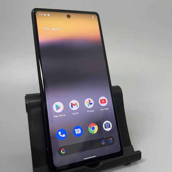 Google Pixel 6a - Unlocked, 128 GB, Charcoal, 6 GB, GX7AS