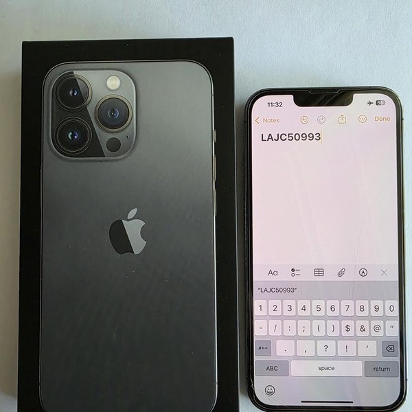 Apple iPhone 13 Pro - Unlocked, 128 GB, Graphite, A2483