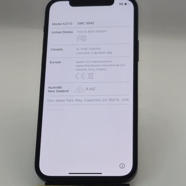 Apple iPhone 12 - Unlocked, 64 GB, Black, A2172