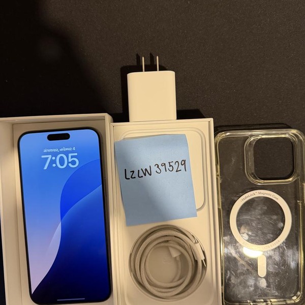 Apple iPhone 15 Pro Max - Unlocked, 256 GB, Natural, A2849