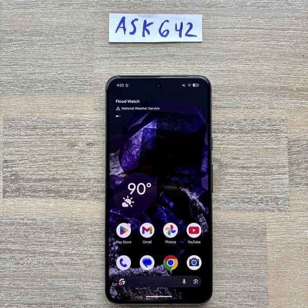 Google Pixel 8 - Verizon, 128 GB, Obsidian, 8 GB, GKWS6, mmWave 5G