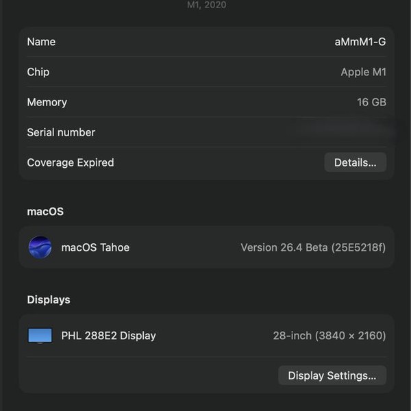 Mac mini 2020 - 1 TB, Silver, 16 GB, Apple M1