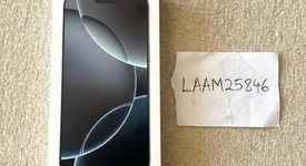 New
													Apple iPhone 16 Pro Max - Unlocked, White, 256 GB, A3084, photo 1 of 4