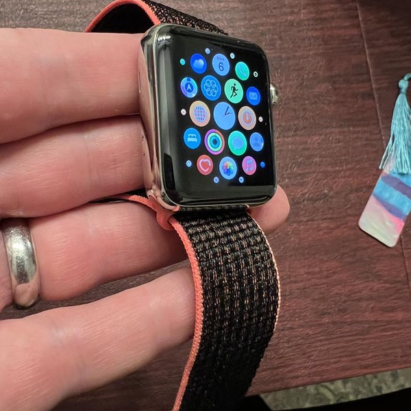 Apple Watch Series 3 42mm - Unlocked, Silver, A1861, Stainless