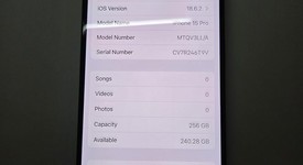 Good
													Apple iPhone 15 Pro - Unlocked, Blue, 256 GB, A2848, photo 1 of 10