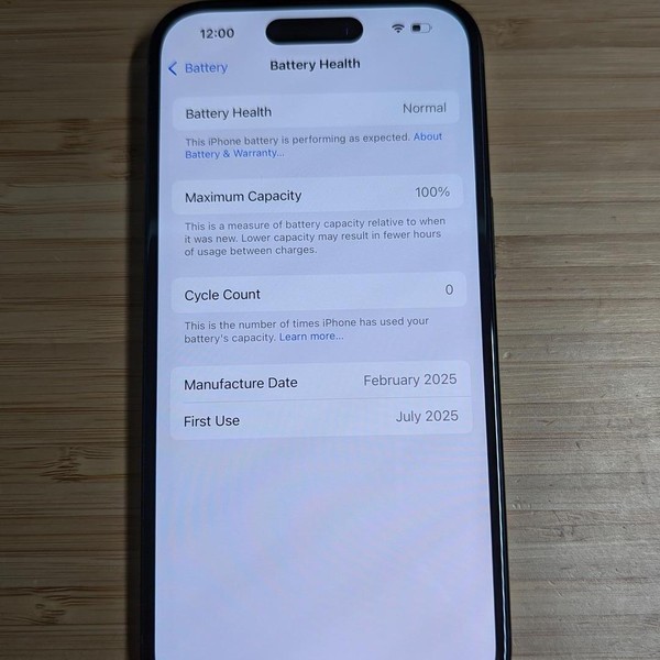 Apple iPhone 15 - Unlocked, 128 GB, Black, A2846