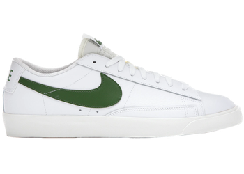 Nike Blazer Low Leather White Forest Green for sale