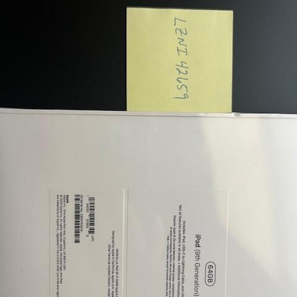 Apple iPad 9th Gen - Wi-Fi, 64 GB, Gray, A2602