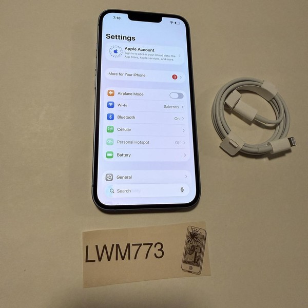 Apple iPhone 14 - Unlocked, Blue, 128 GB, A2649