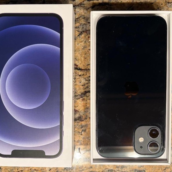 Apple iPhone 12 - Unlocked, 64 GB, Black, A2172