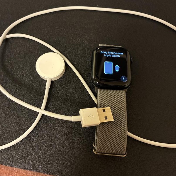 Apple Watch Series 7 45mm - Black, A2474 - GPS, Aluminum