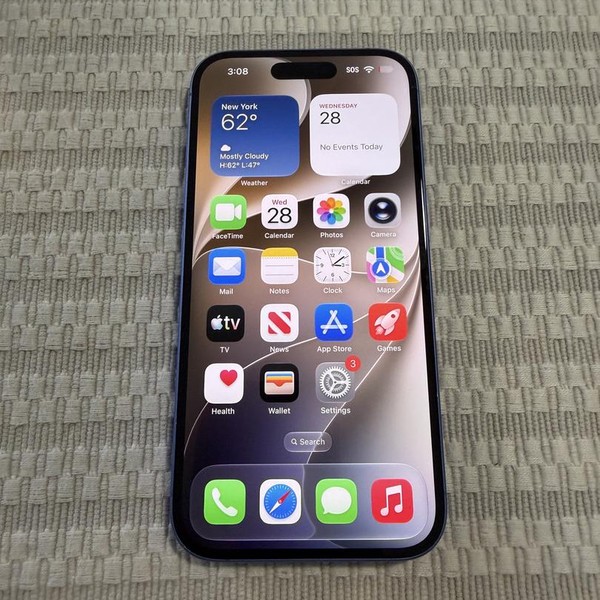 Apple iPhone 16 - AT&T, 128 GB, Ultramarine, A3081