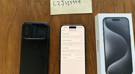 Good
													Apple iPhone 15 Pro - Unlocked, Black, 256 GB, A2848, photo 1 of 13