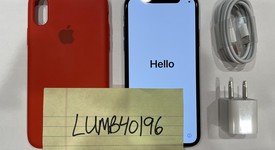 Good
													Apple iPhone X - Unlocked, Gray, 64 GB, A1901, GSM, photo 1 of 12