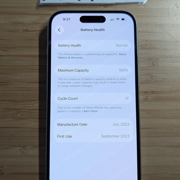 Apple iPhone 15 - Unlocked, 128 GB, Blue, A2846