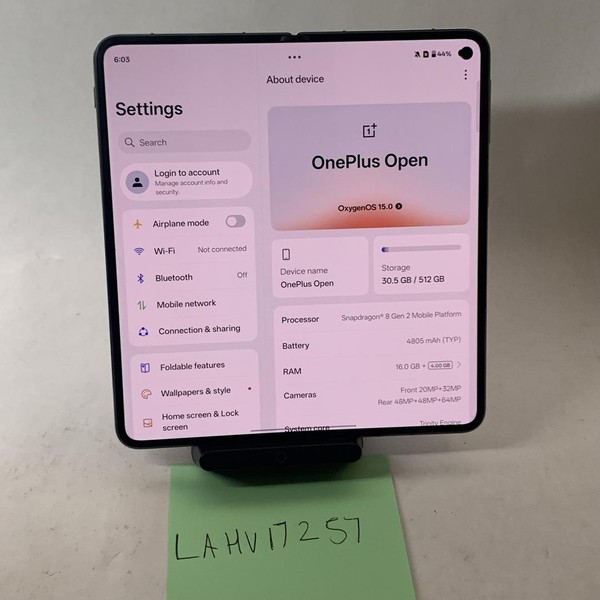 OnePlus Open - Unlocked, 512 GB, Green, 16 GB