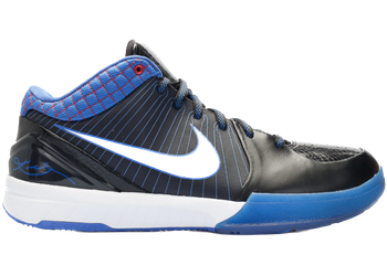 Nike Zoom Kobe 4 Black White Royal Red for sale