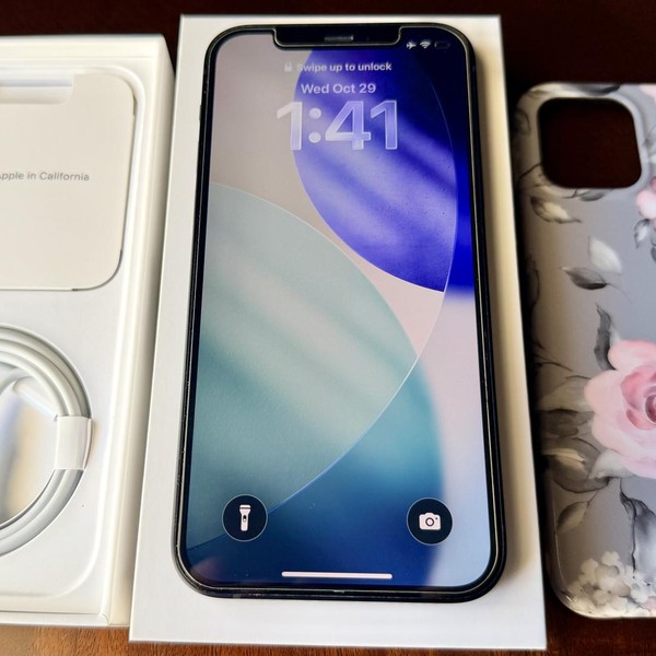 Apple iPhone 12 - Unlocked, 64 GB, Black, A2172