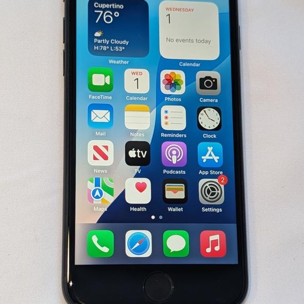 Apple iPhone SE 3rd Gen 2022 - Unlocked, 64 GB, Midnight, A2595