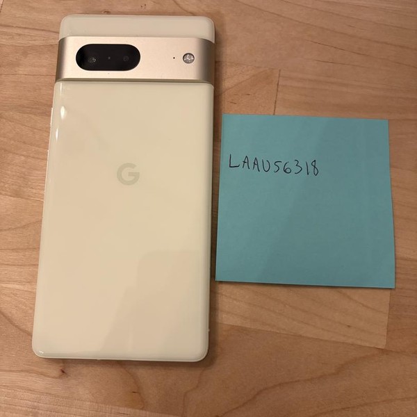 Google Pixel 7 - Unlocked, Lemongrass, 128 GB, 8 GB, GVU6C, Sub-6 5G